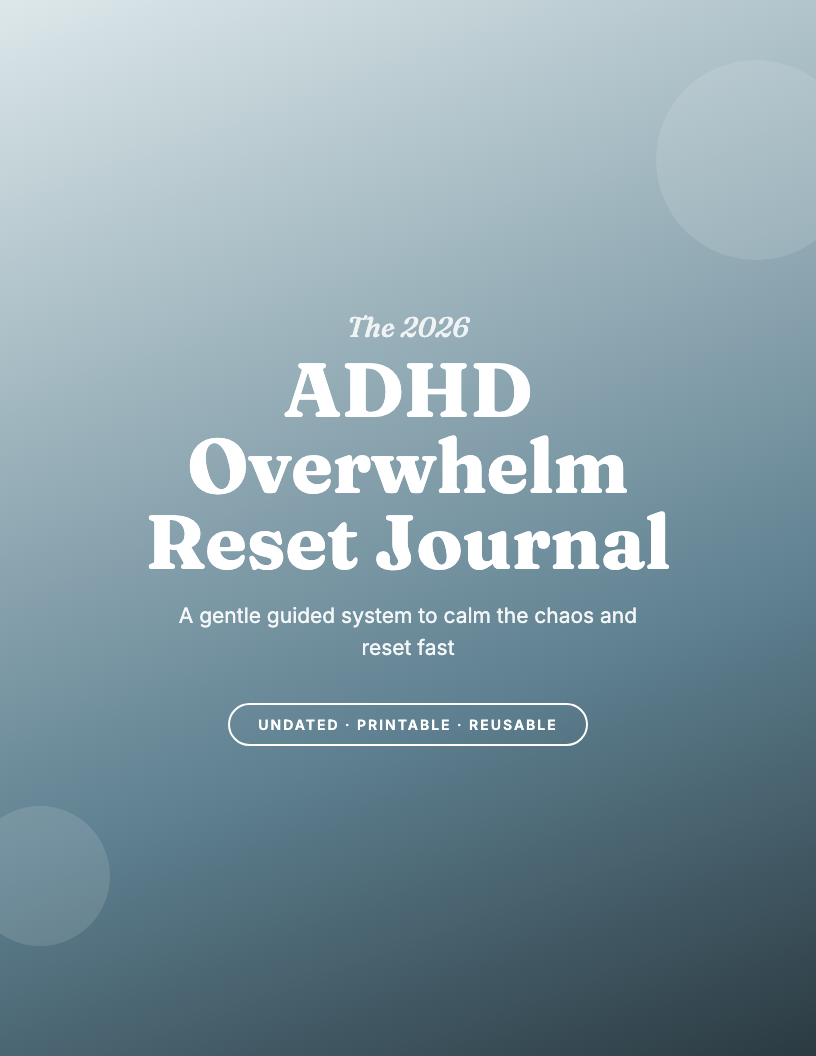 The 2026 ADHD Overwhelm Reset Journal