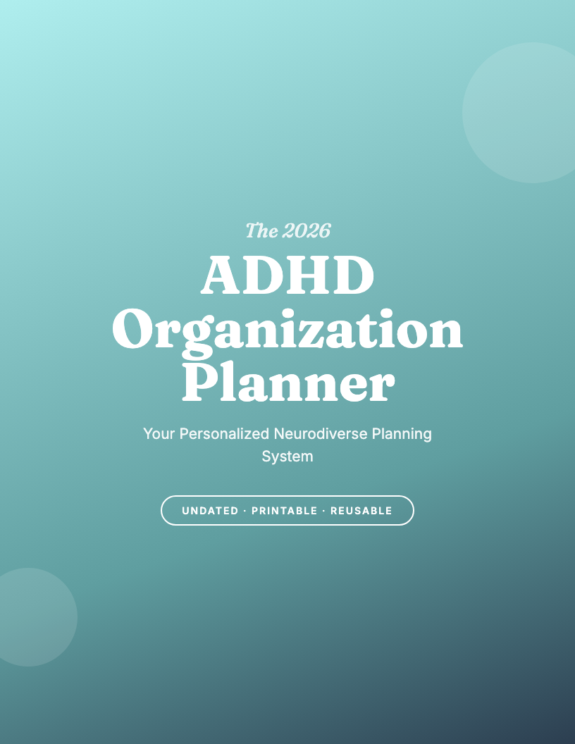 The 2026 ADHD Planner