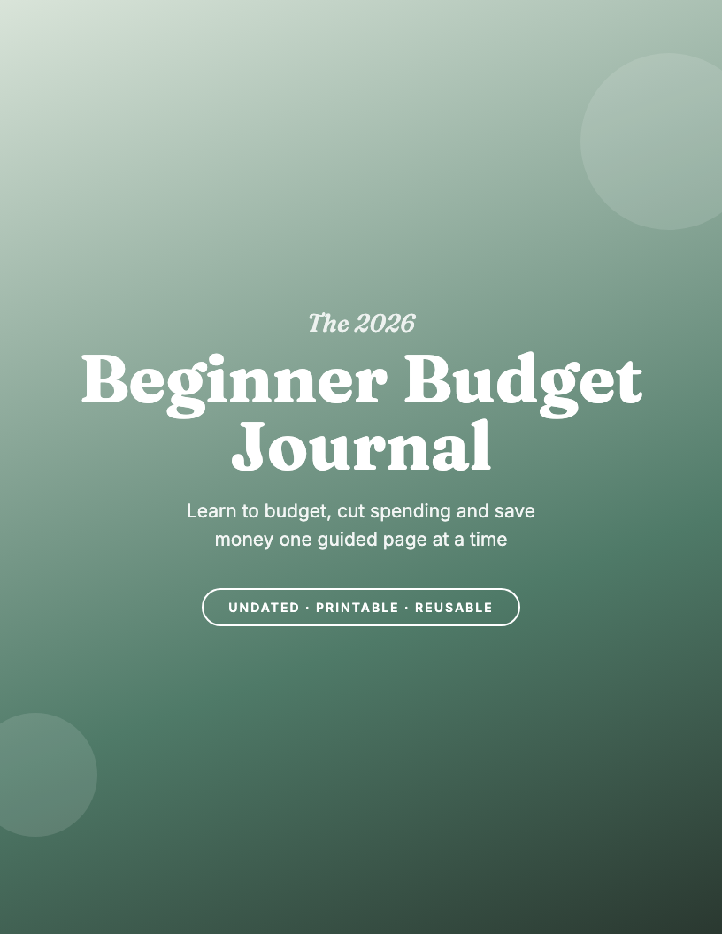 The 2026 Beginner Budget Journal