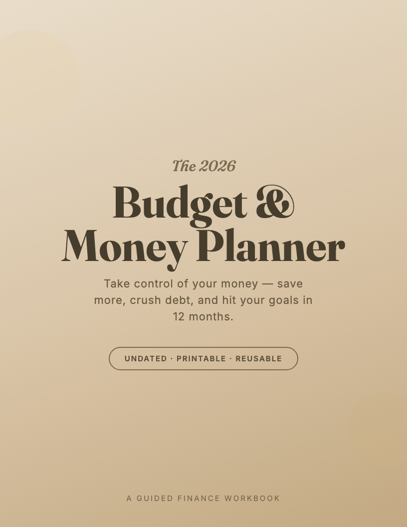 The 2026 Budget & Money Planner