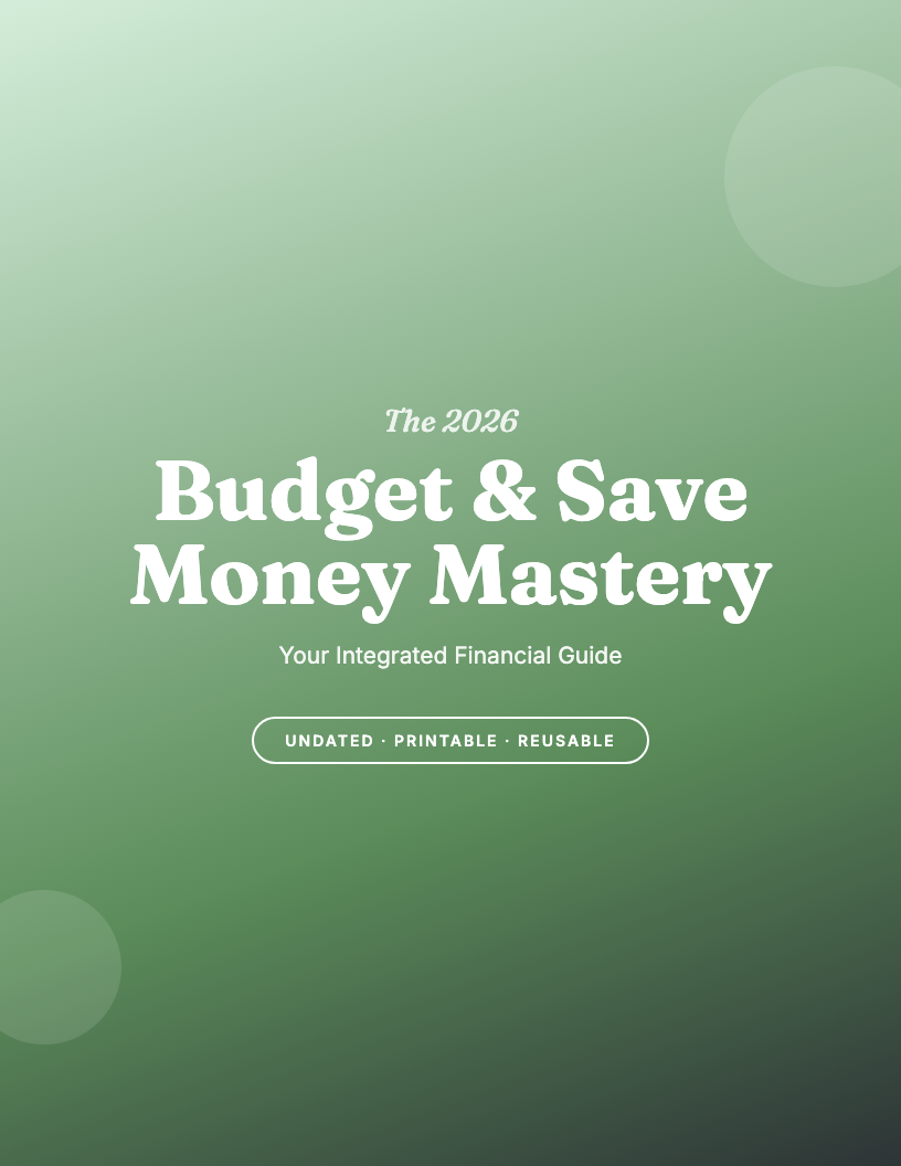 The 2026 Budget & Save Money Workbook