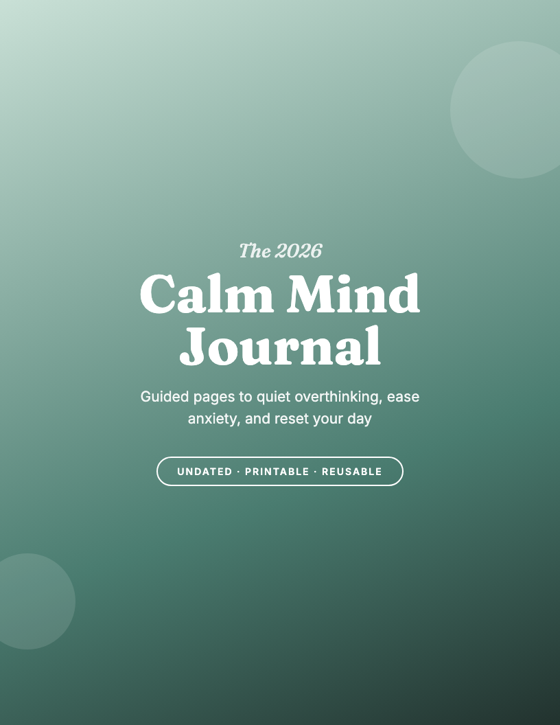 The 2026 Calm Mind Journal