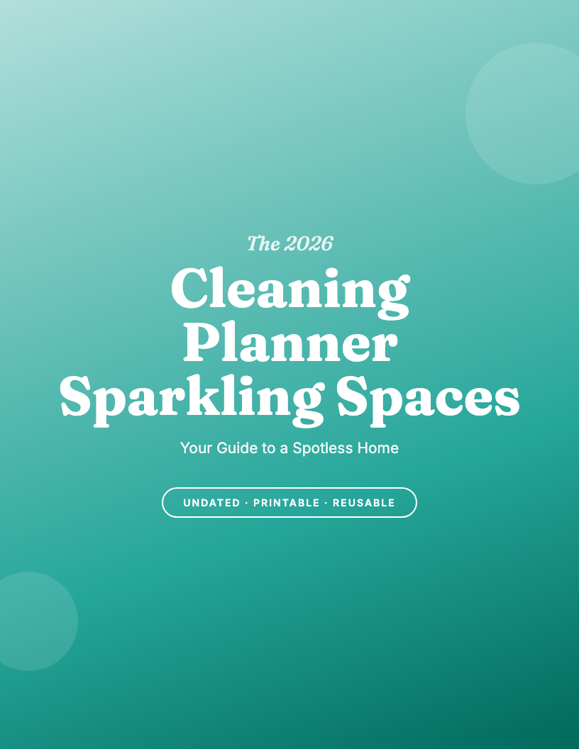 The 2026 Cleaning Planner