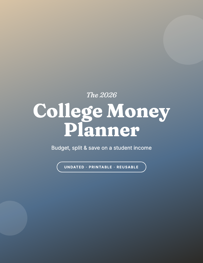 The 2026 College Money Planner