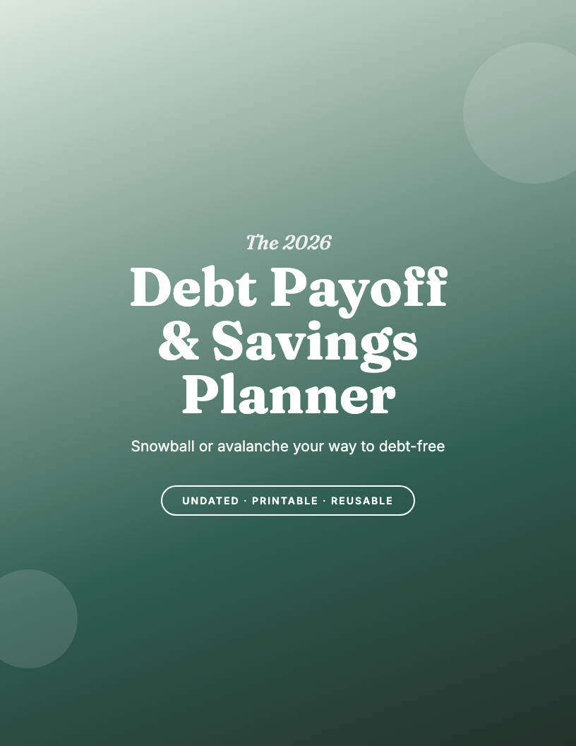 The 2026 Debt Payoff Planner