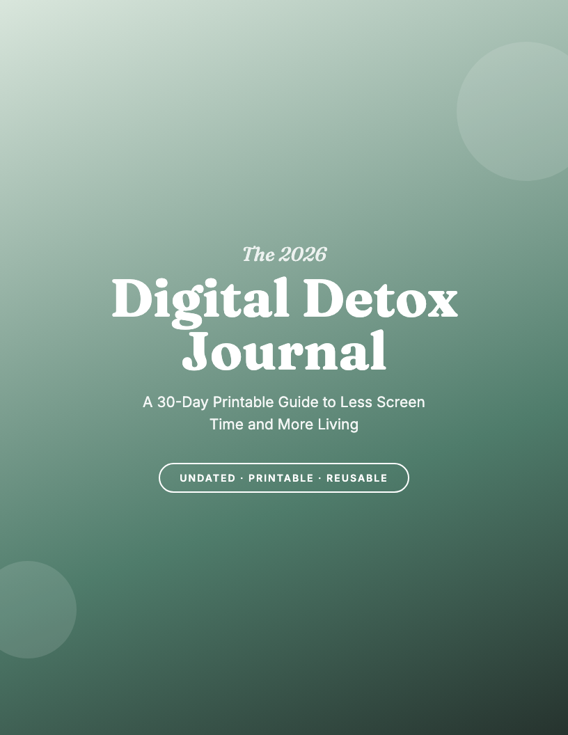 The 2026 Digital Detox Journal