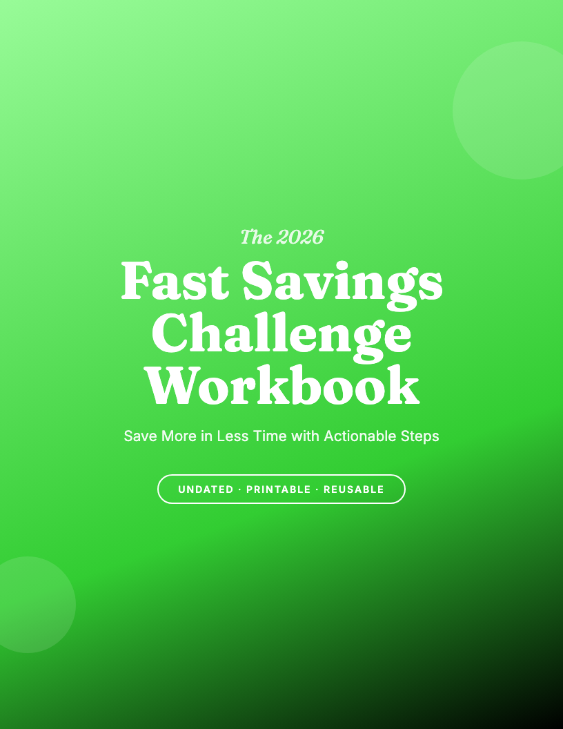 The 2026 Fast Savings Challenge Workbook