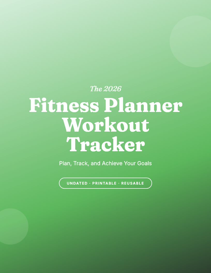 The 2026 Fitness Planner