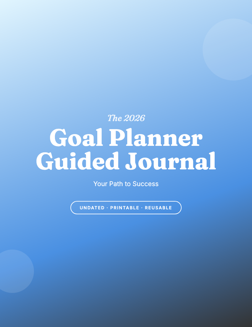 The 2026 Goal Planner Guided Journal