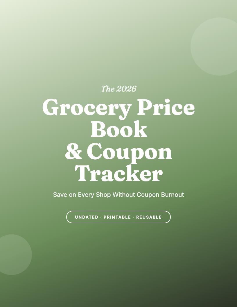 The 2026 Grocery Price Book & Coupon Tracker