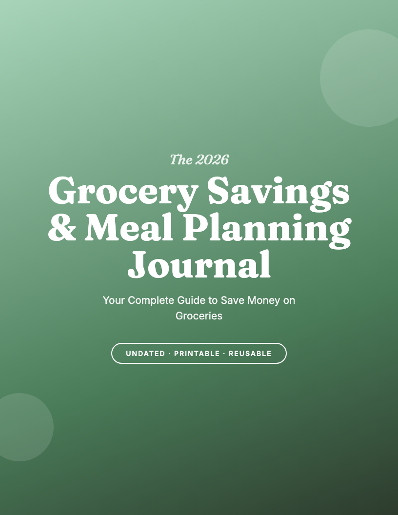 The 2026 Grocery Savings & Meal Planning Journal