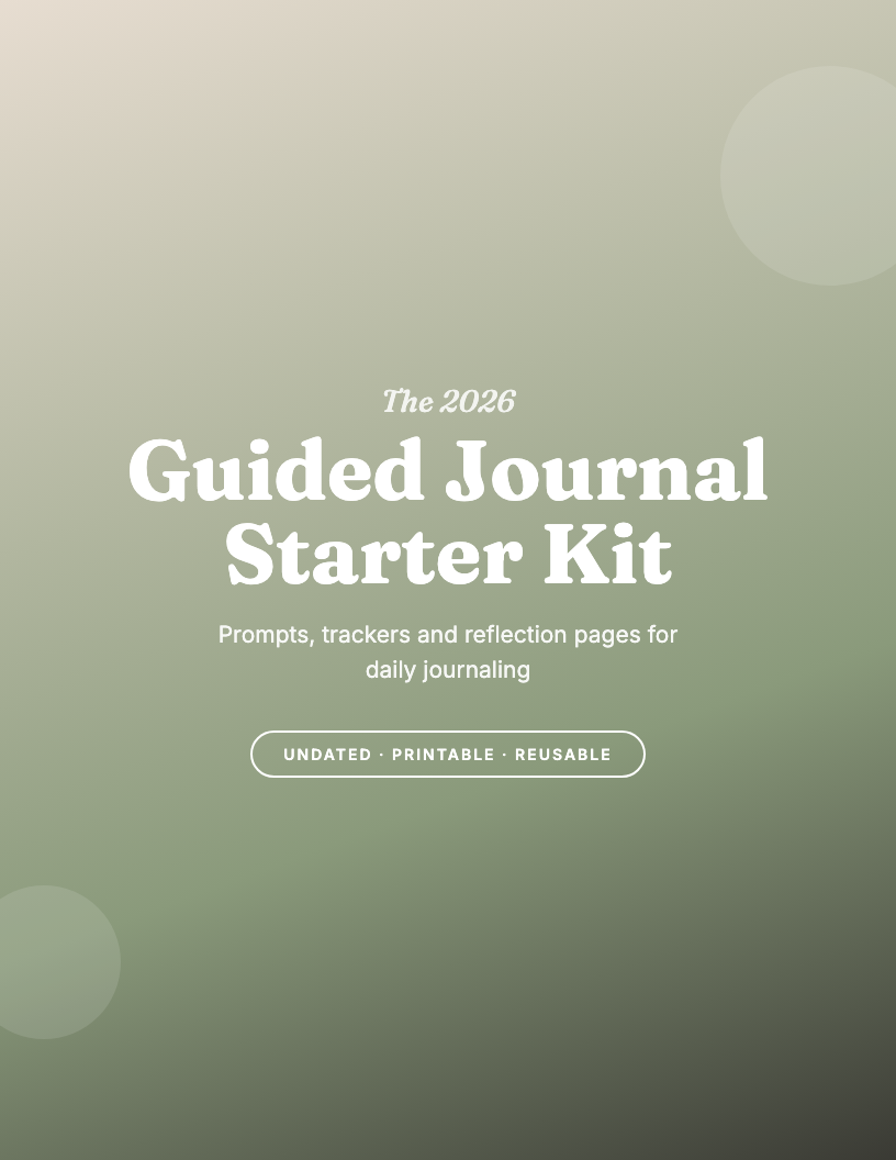 The 2026 Guided Journal Starter Kit