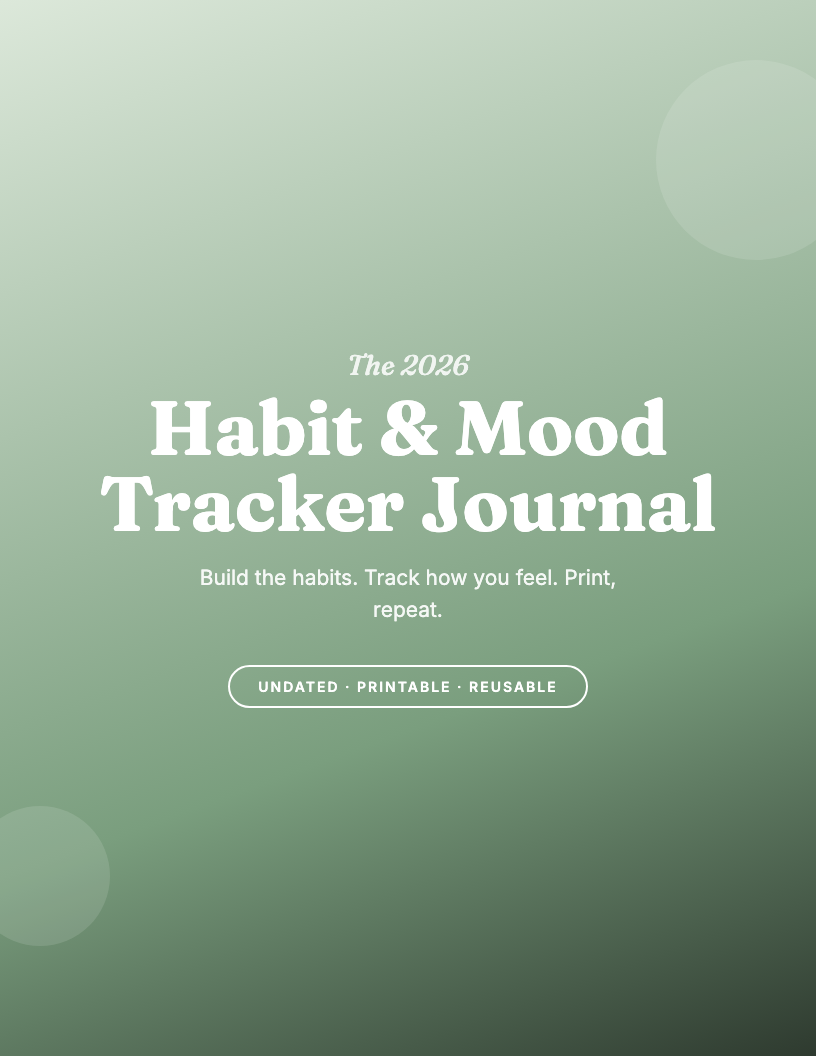 The 2026 Habit & Mood Tracker Journal