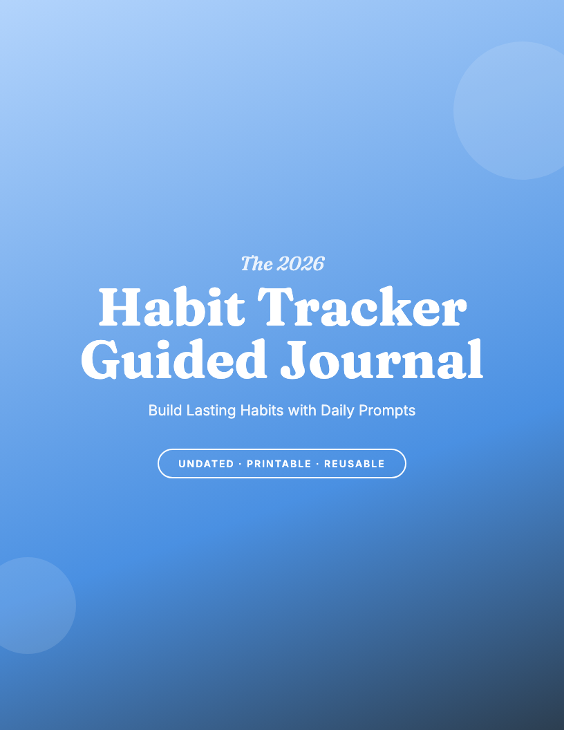 The 2026 Habit Tracker Guided Journal