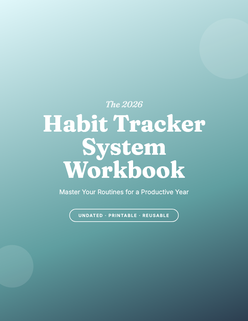 The 2026 Habit Tracker System Workbook