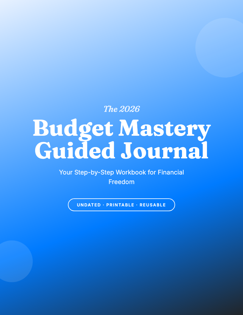 The 2026 Budgeting Guided Journal