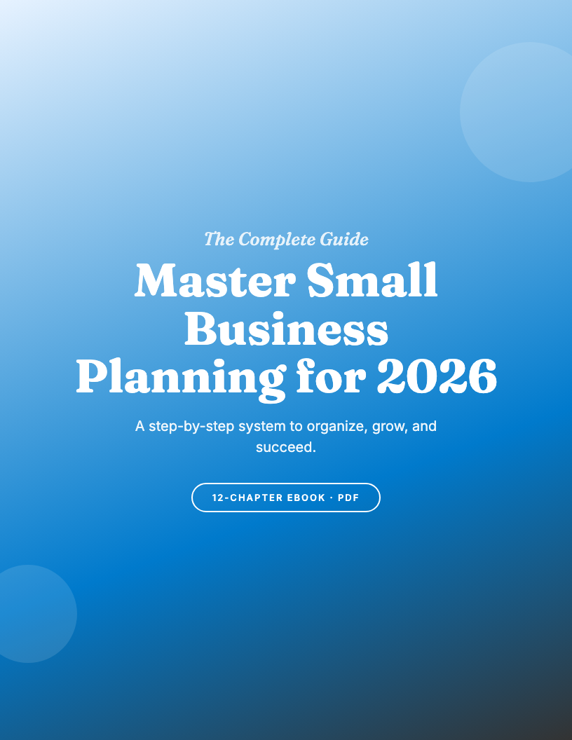 How to Master Small Business Planning