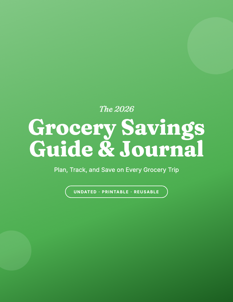 The 2026 Grocery Savings Guided Journal