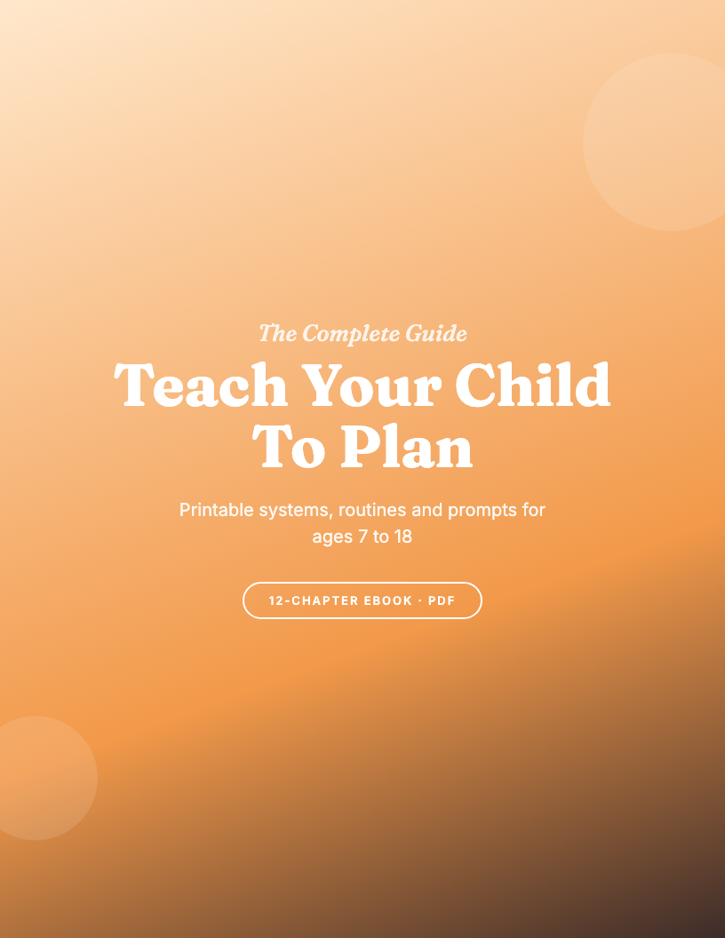 How to Teach Your Child to Use a Planner: The Complete Guide for 2026