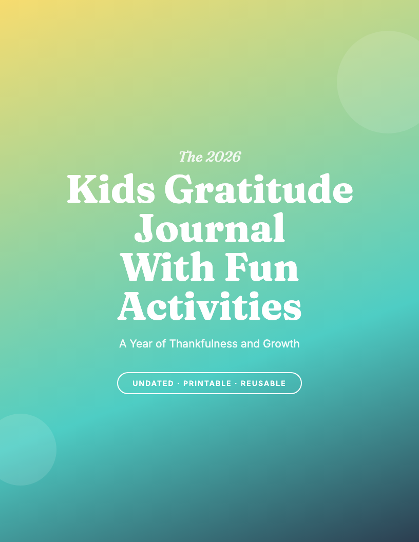 The 2026 Kids Gratitude & Activity Journal