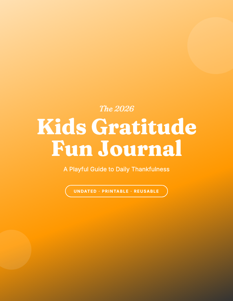 The 2026 Kids Gratitude Fun Journal