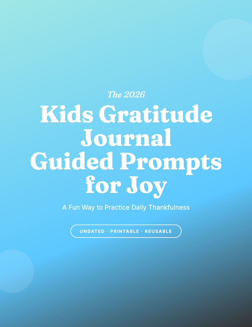 The 2026 Kids Gratitude Journal
