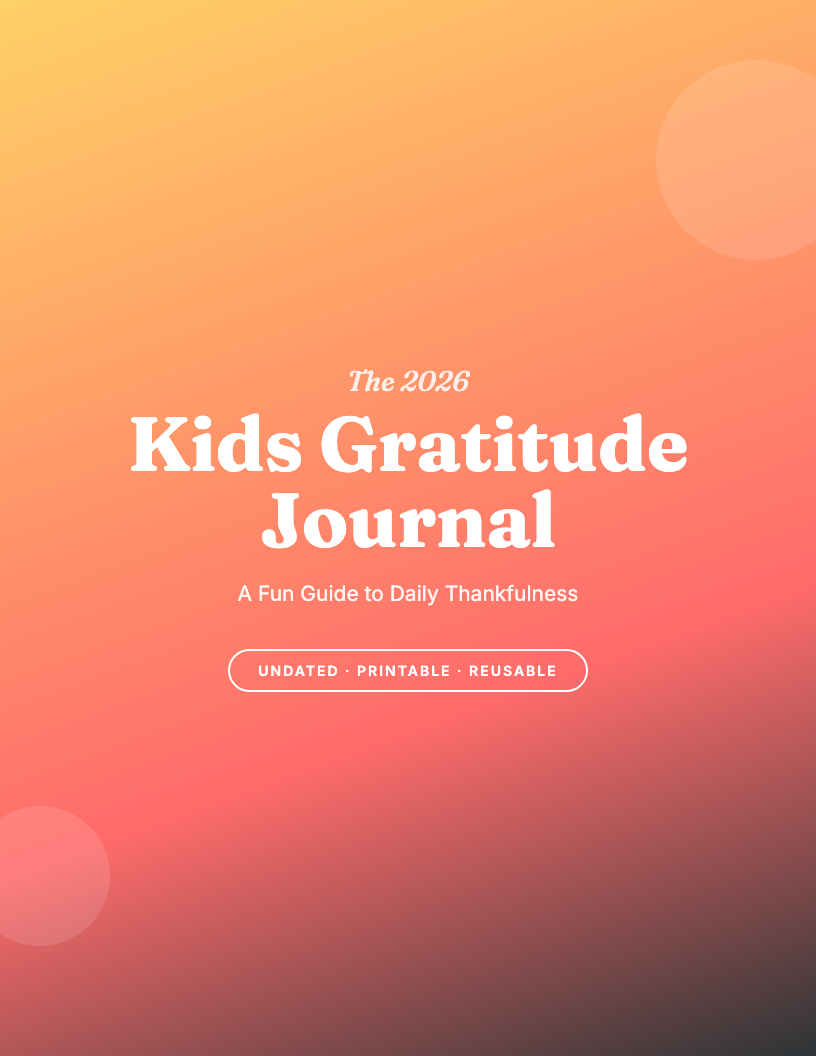 The 2026 Kids Gratitude Journal