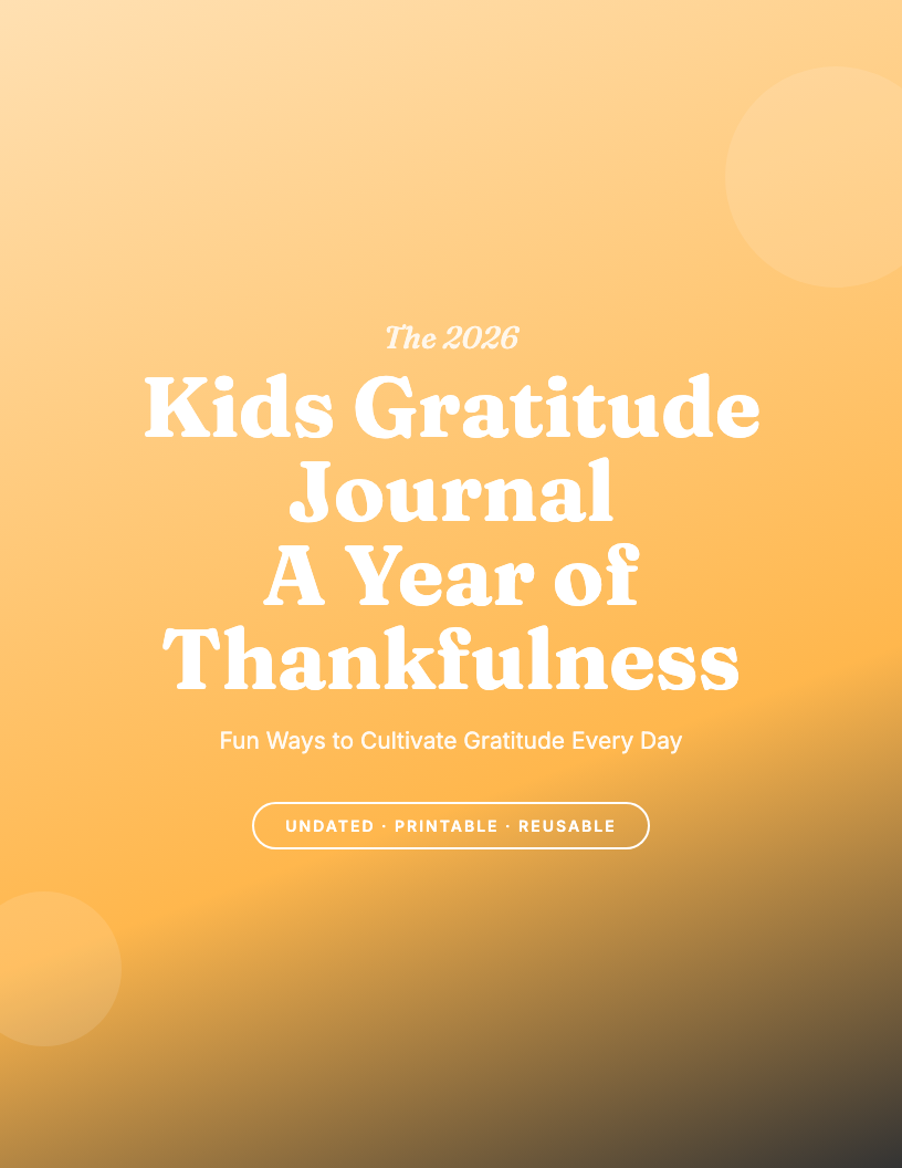The 2026 Kids Gratitude Journal
