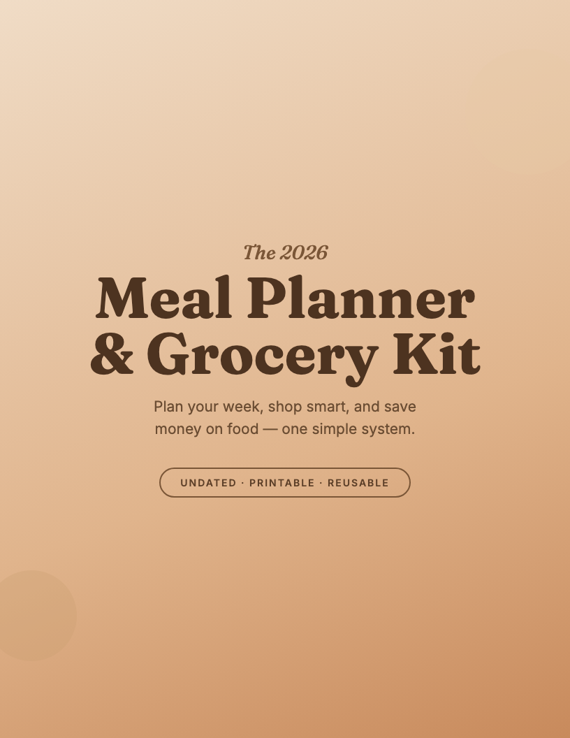 The 2026 Meal Planner & Grocery Kit