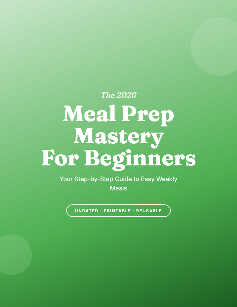 The 2026 Meal Prep Starter Kit for Beginners