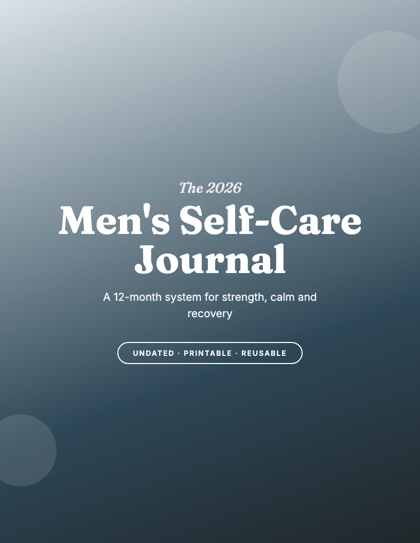 The 2026 Men's Self-Care Journal