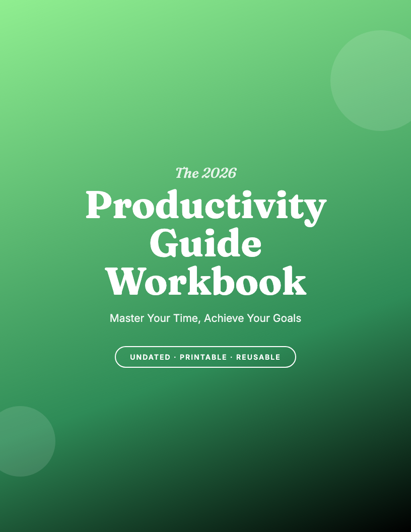 The 2026 Productivity Guide Workbook