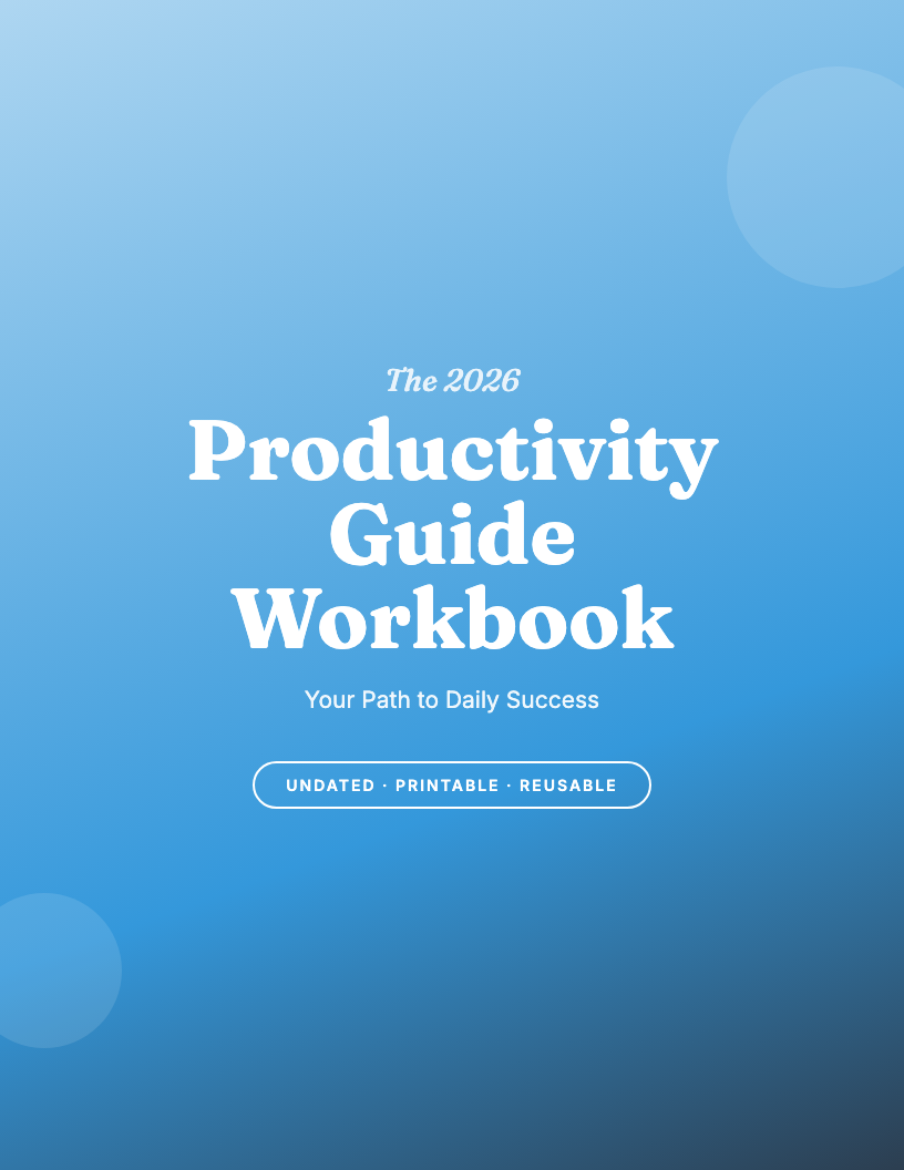 The 2026 Productivity Guide Workbook