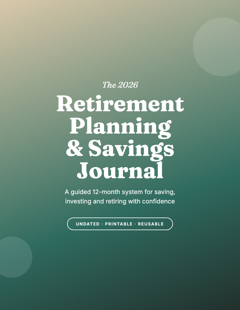 The 2026 Retirement Planning & Savings Journal