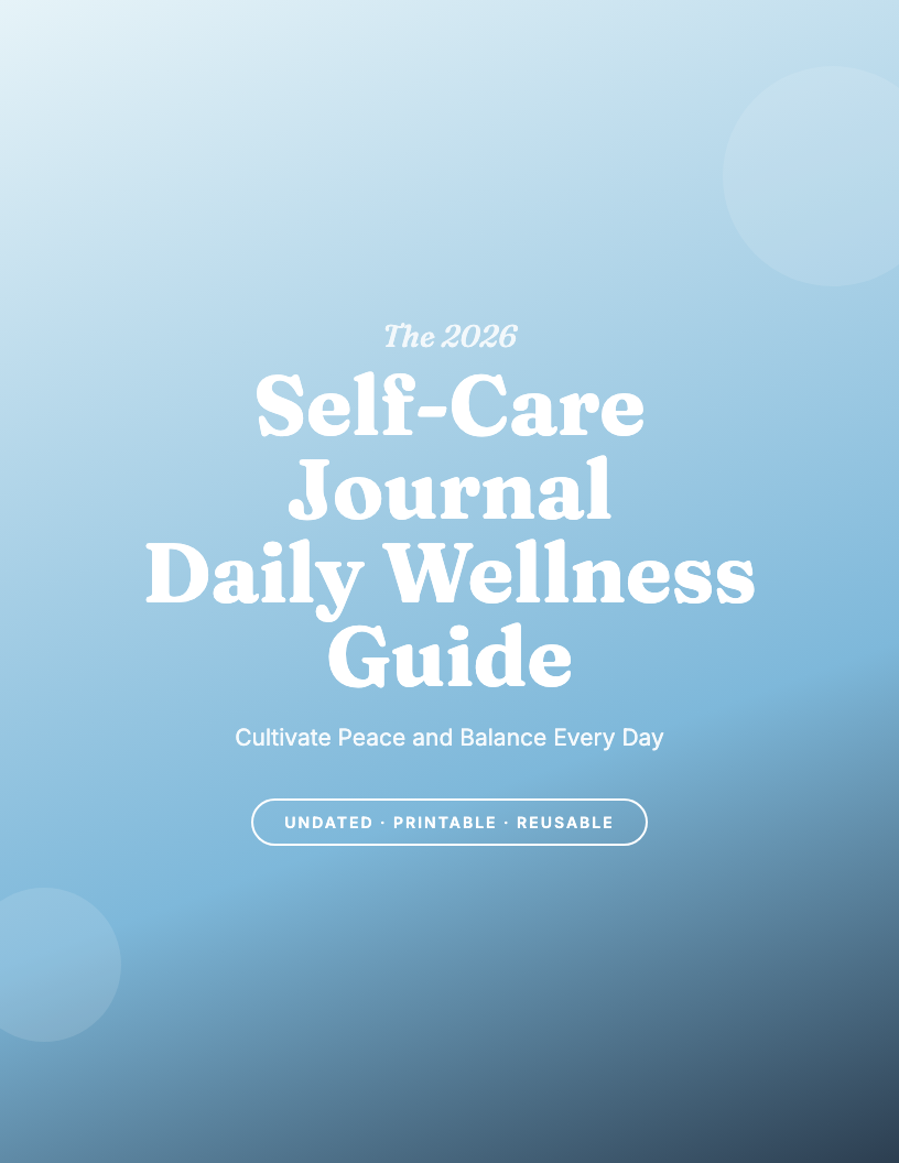 The 2026 Self-Care Guided Journal