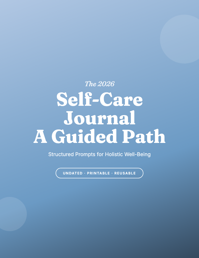 The 2026 Self-Care Wellness Journal