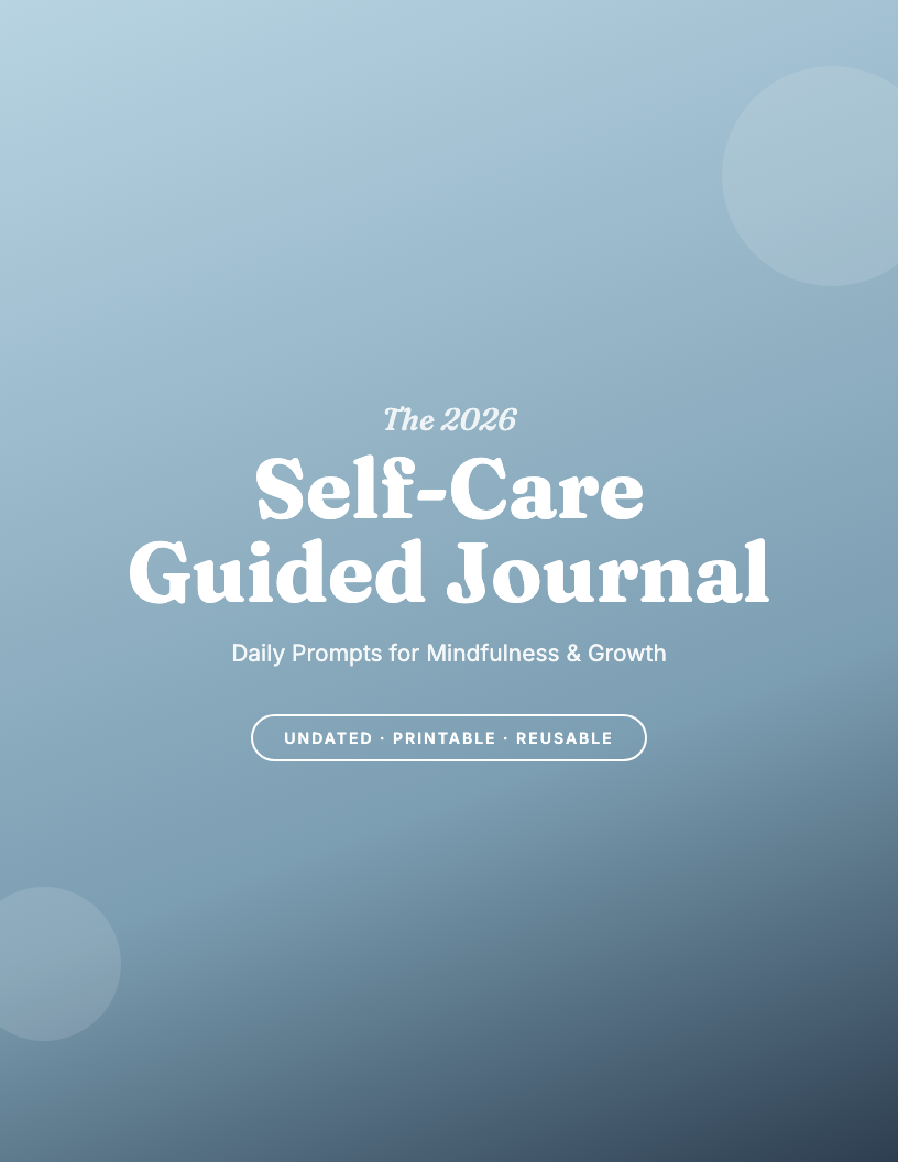 The 2026 Self-Care Guided Journal