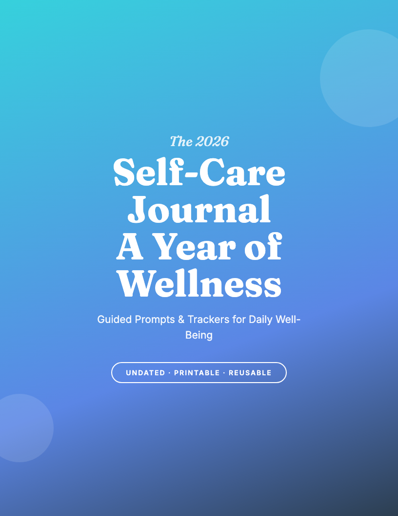 The 2026 Guided Self-Care Journal