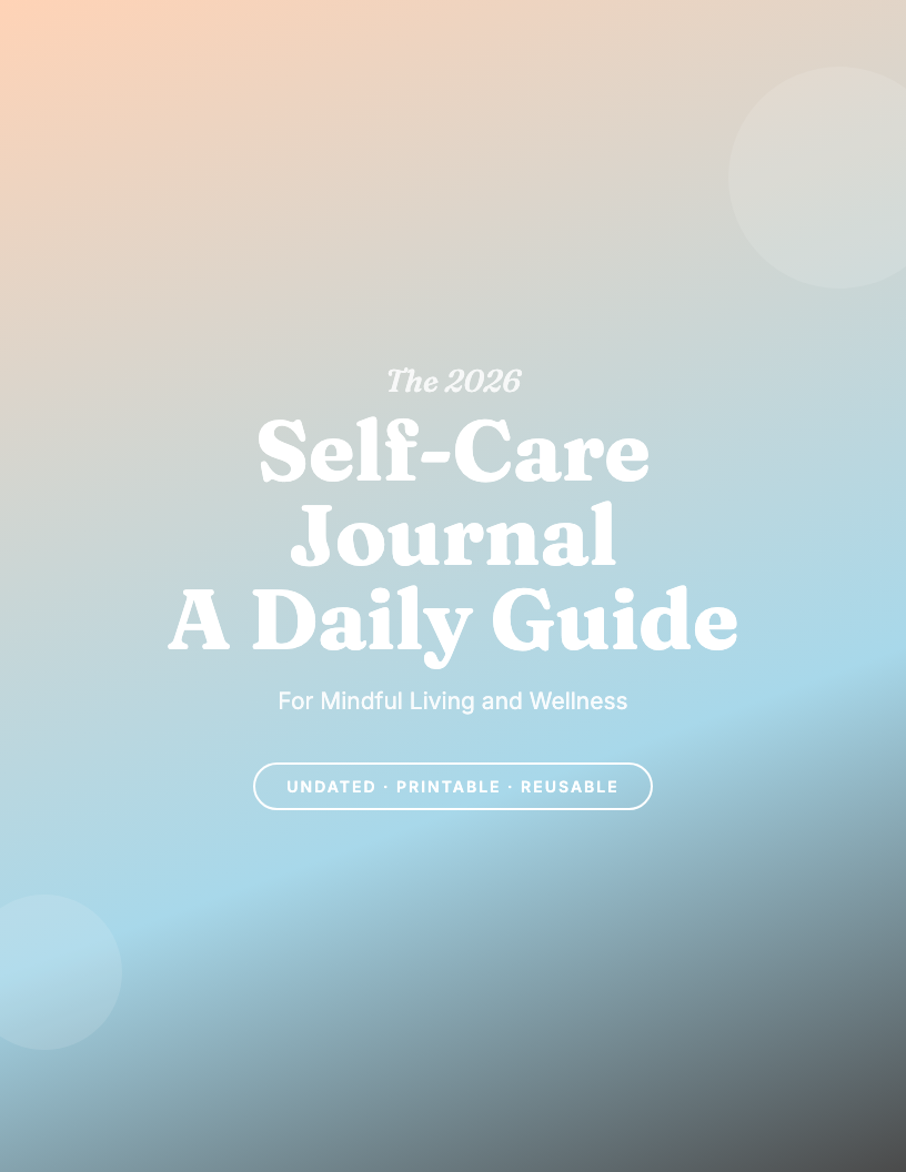 The 2026 Self-Care Journal