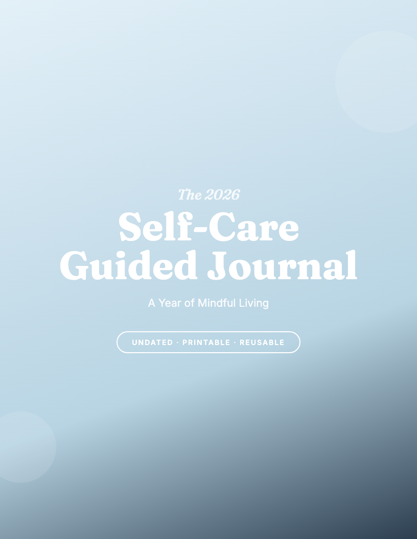 The 2026 Self-Care Guided Journal