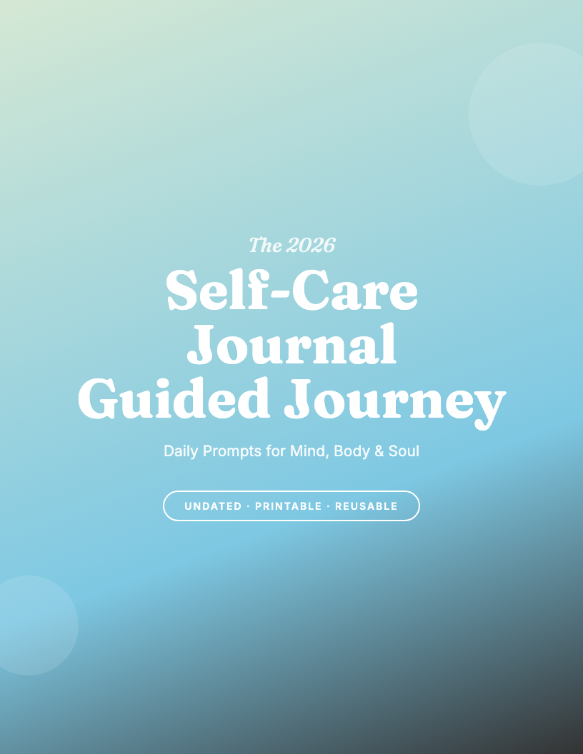 The 2026 Self-Care Guided Journal