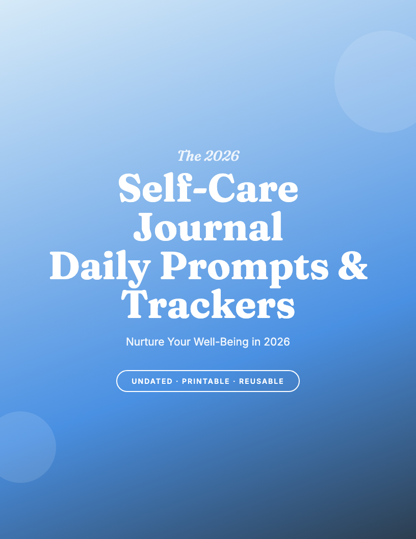 The 2026 Guided Self-Care Journal