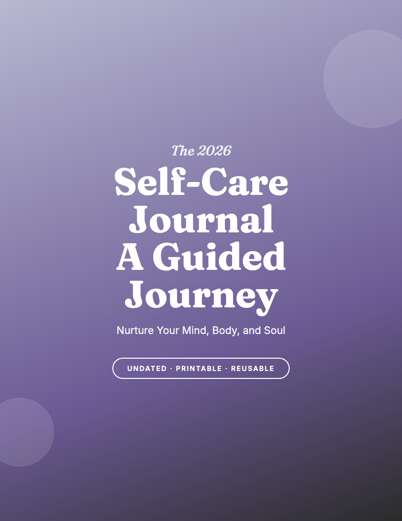 The 2026 Self-Care Journal