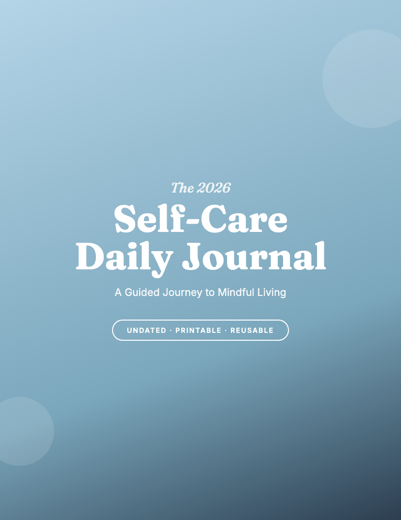 The 2026 Self-Care Guided Journal
