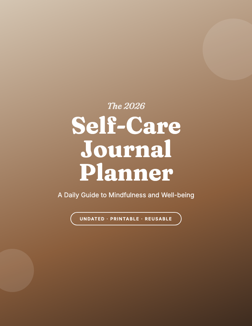 The 2026 Self-Care Journal Planner