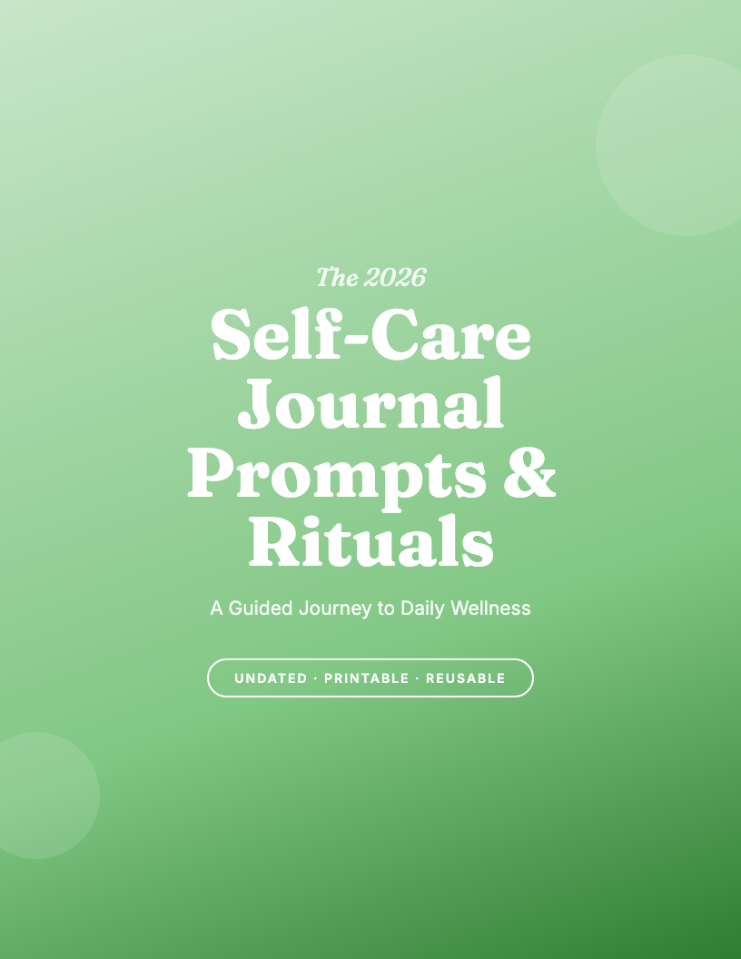 The 2026 Self-Care Journal Prompts Guided Journal