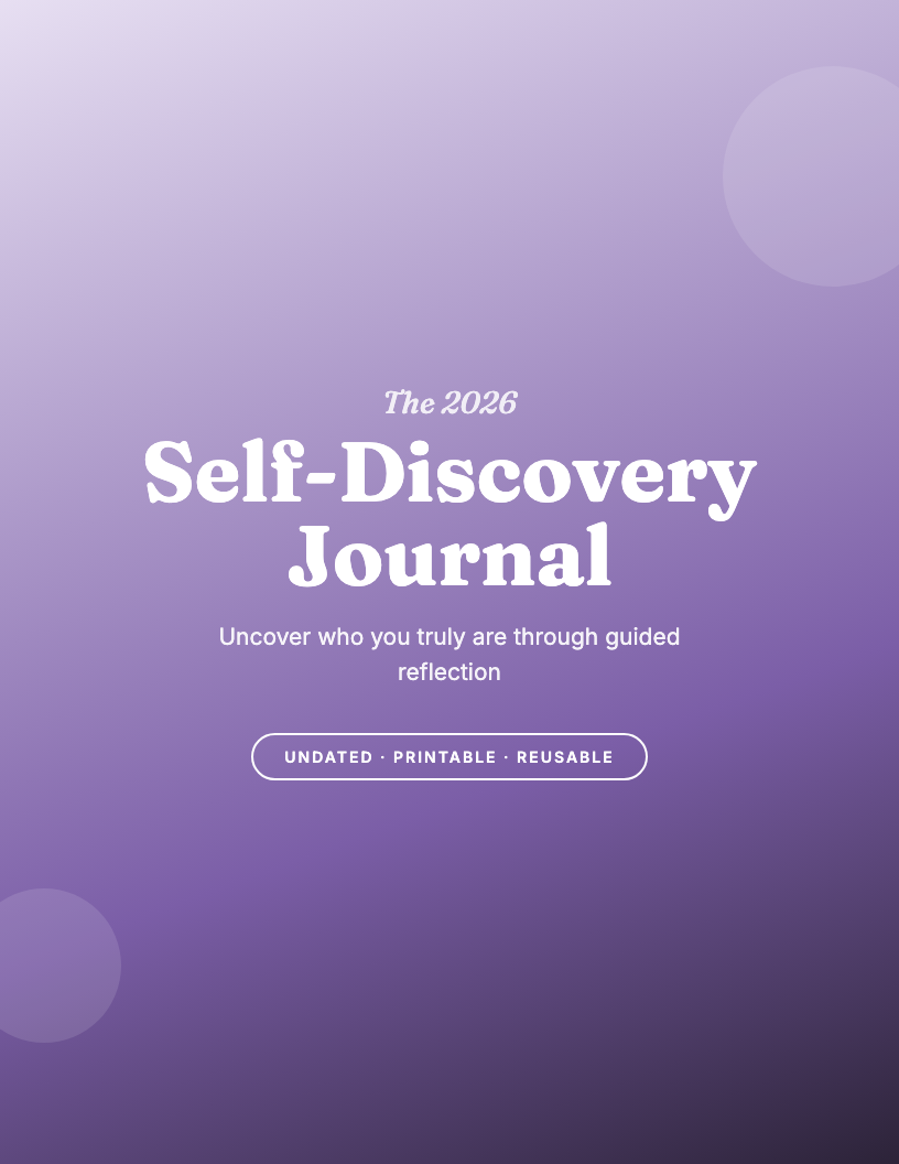 The 2026 Self-Discovery Journal