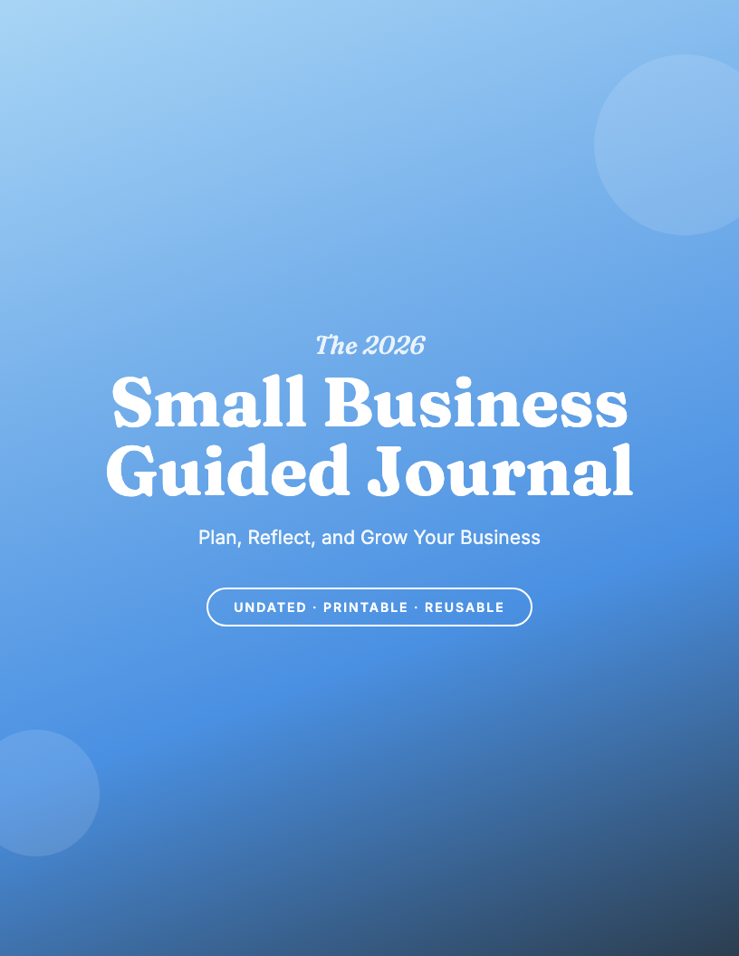 The 2026 Small Business Guided Journal