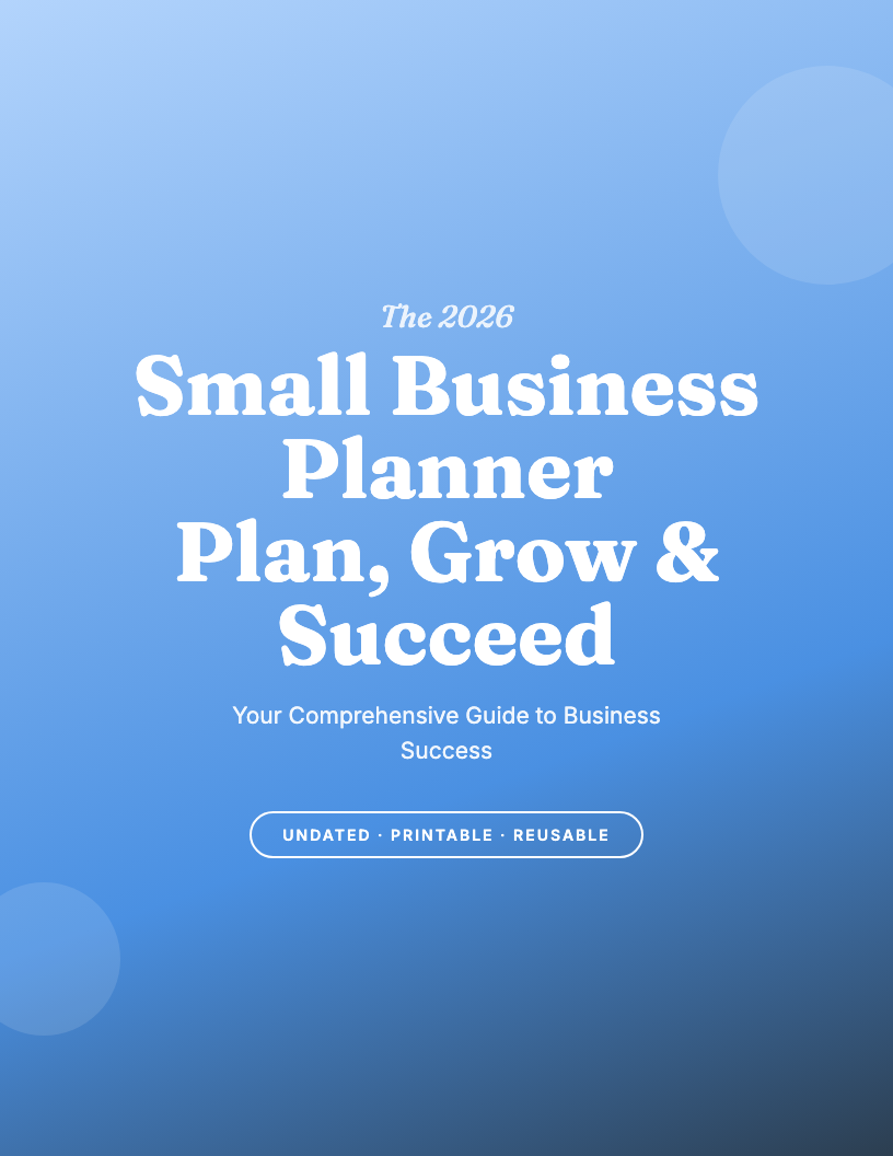 The 2026 Small Business Planner