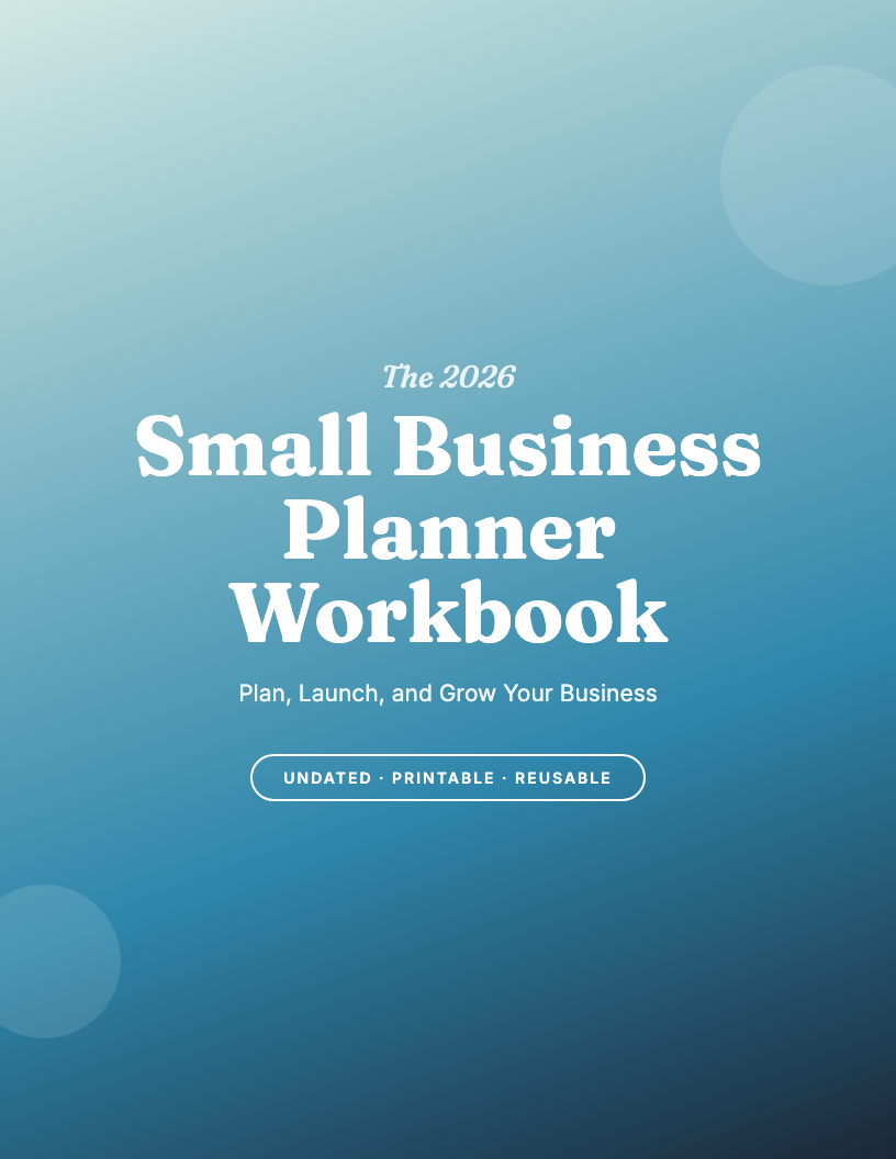 The 2026 Small Business Planner Workbook